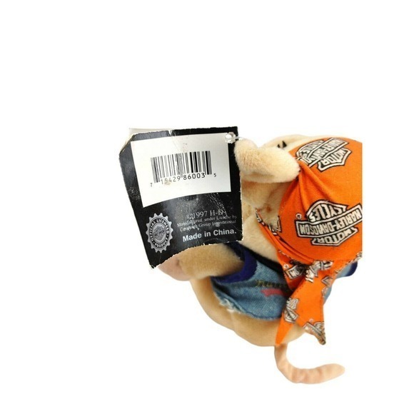 Harley Davidson bean bag RACER plush toy 1997 NWT‎ Pig - Picture 9 of 9